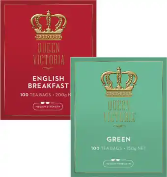 Coles Queen Victoria Tea-100 Pack offer