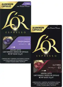 Coles L'Or Espresso Nespresso Compatible Coffee Capsules offer