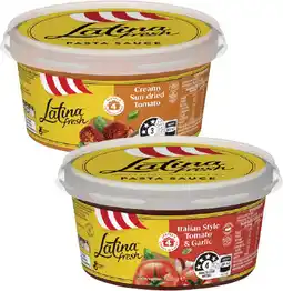 Coles Latina Pasta Sauce offer