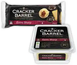 Coles Cracker Barrel Cheese Block or Slices 250g offer