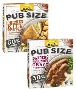 Coles McCain Pub Size Meal-500g offer