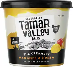 Coles Tamar Valley Dairy The Creamery Greek Style Yoghurt offer