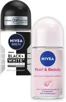 Coles Nivea Antiperspirant Roll On Deodorant offer