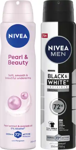 Coles Nivea Antiperspirant Aerosol Deodorant offer