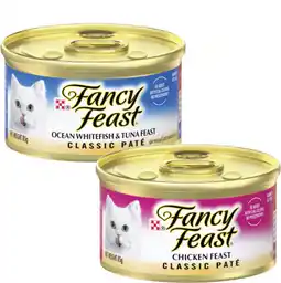 Coles Fancy Feast Classic or Creamy Delights Cat Food 85g offer