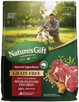 Coles Nature's Gift Grainfree Dry Dog Food offer