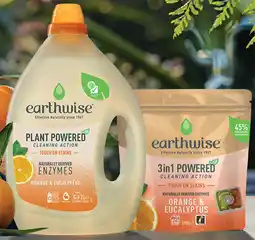 Coles Earthwise Laundry Liquid 2 Litre or Capsules 26 Pack offer