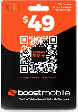 Coles Boost $49 SIM Pack offer
