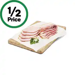 Woolworths Middle Bacon Rashers – From the Deli offer