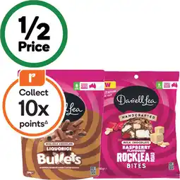 Woolworths Darrell Lea Chocolate Coated Liquorice Twists, Bites or Bullets 120-204g offer