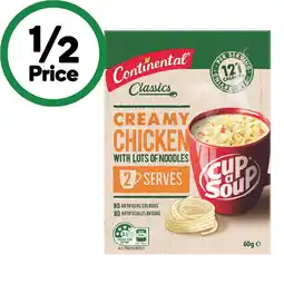 Woolworths Continental Cup A Soup offer