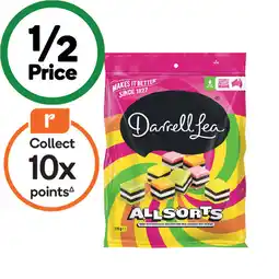 Woolworths Darrell Lea Liquorice Twists, Batch 37 or All Sorts 260-280g offer