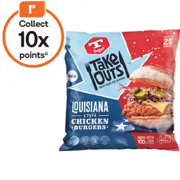 Woolworths Tegel Take Outs Burgers – From the Freezer offer