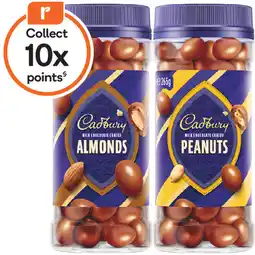 Woolworths Cadbury Chocolate Coated Fruit & Nut Varieties offer