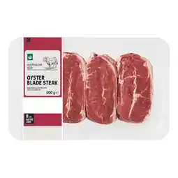 Woolworths Australian Beef Oyster Blade Steak – From the Meat Dept offer