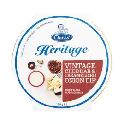 Woolworths Chris’ Heritage Dips – From the Deli offer