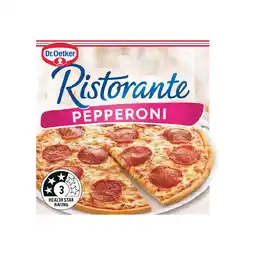 Woolworths Dr. Oetker Ristorante Pizza – Excludes Dr. Oetker Gluten Free Ristorante 370g offer