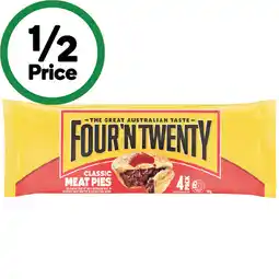 Woolworths Four’N Twenty Traditional Pies offer