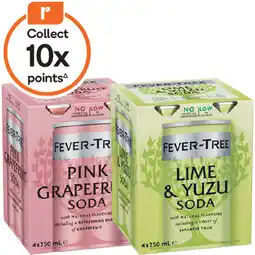 Woolworths Fever-Tree Soda Varieties offer