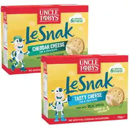 Woolworths Uncle Tobys Le Snak offer