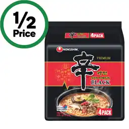 Woolworths Nongshim Ultra Premium Noodles offer