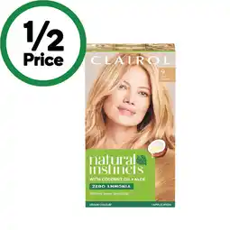 Woolworths Clairol Natural Instincts Permanent Hair Colour offer