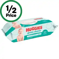 Woolworths Huggies Baby Wipes-80 offer