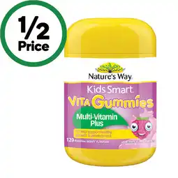 Woolworths Nature’s Way Kids Smart Vita Gummies Multi-Vitamin Plus offer