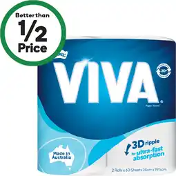 Woolworths VIVA Paper Towel offer