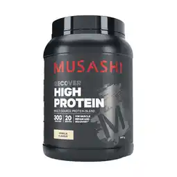 Woolworths Musashi High Protein Powder offer
