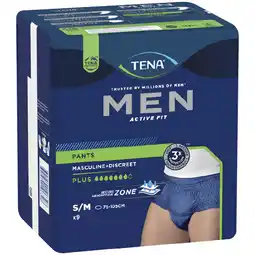 Woolworths TENA Men Active Fit Incontinence Pants Size S/M offer