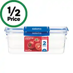 Woolworths Sistema Klip It Plus Rectangle Container offer