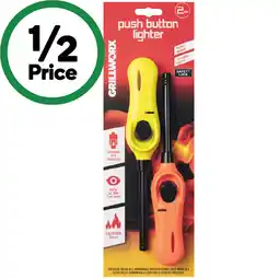 Woolworths Grillworx Push Button Lighter offer