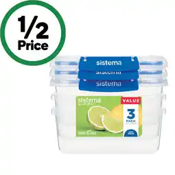 Woolworths Sistema Klip It Plus Rectangle offer