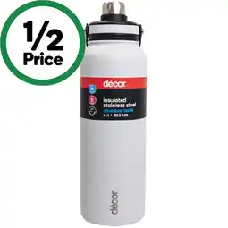 Woolworths Décor Adventurer Double Wall Stainless Steel Bottle offer