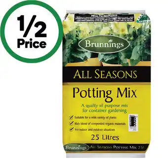 Woolworths Brunnings All Seasons Potting Mix offer