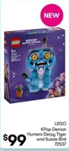 BIG W LEGO KPop Demon Hunters Derpy Tiger and Sussie Bird offer