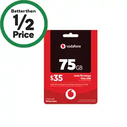 Woolworths Vodafone $35 Starter Pack‡ offer