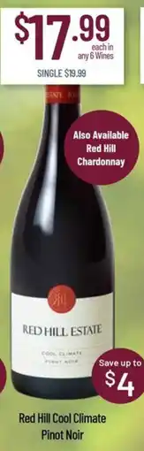 Chambers Cellars Red Hill Cool Climate Pinot Noir offer