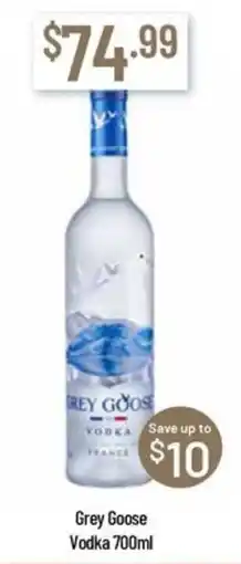 Chambers Cellars Grey Goose Vodka offer