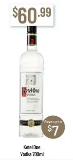 Chambers Cellars Ketel One Vodka offer