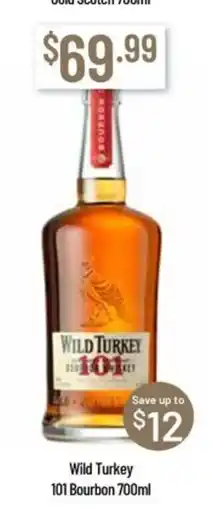 Chambers Cellars Wild Turkey 101 Bourbon offer