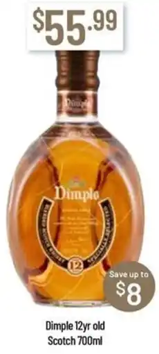 Chambers Cellars Dimple 12yr old Scotch offer