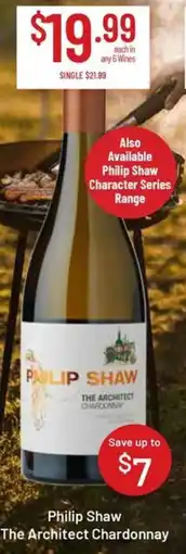Chambers Cellars Philip Shaw The Architect Chardonnay offer