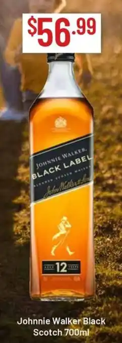 Johnnie Walker Black Scotch