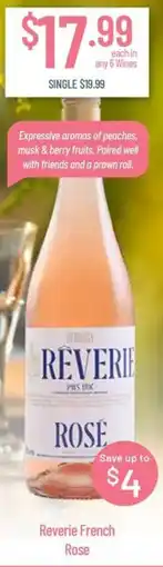 Chambers Cellars Reverie French Rose offer