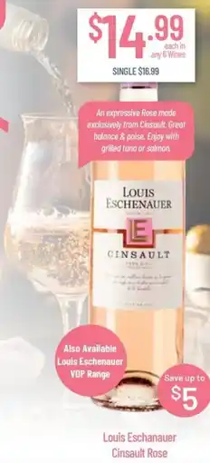 Chambers Cellars Louis Eschenauer Cinsault Rose offer