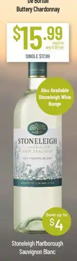 Chambers Cellars Stoneleigh Marlborough Sauvignon Blanc offer