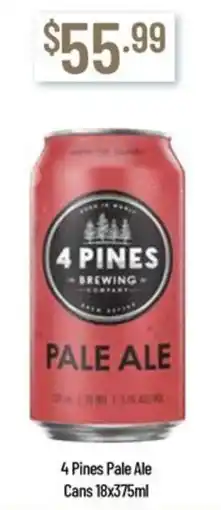 Chambers Cellars 4 Pines Pale Ale offer