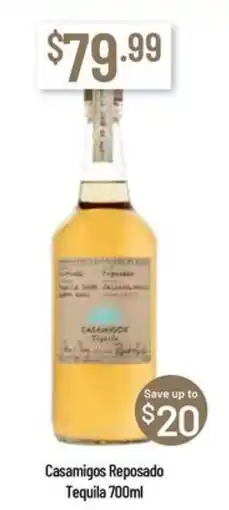 Chambers Cellars Casamigos Reposado Tequila offer